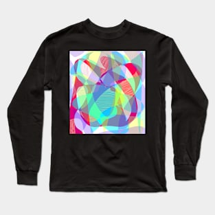 Colordoodle neurographicstyle Long Sleeve T-Shirt